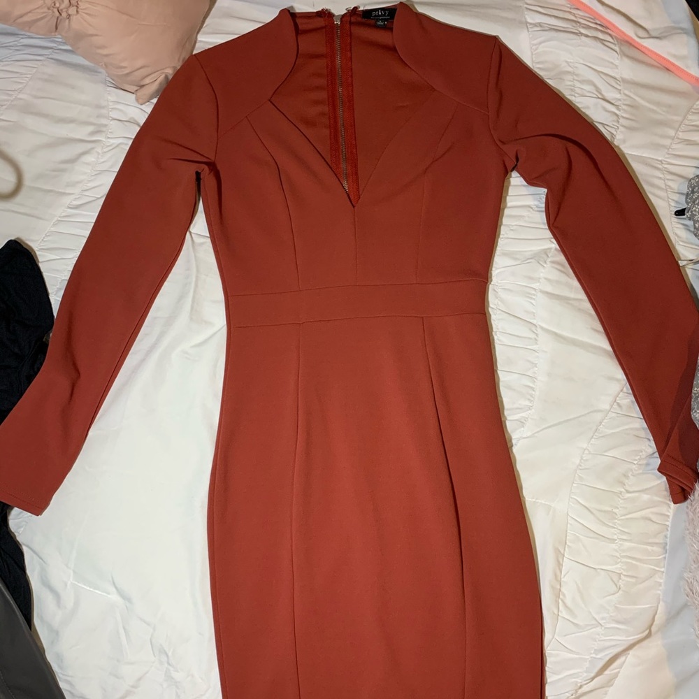 Orange dress